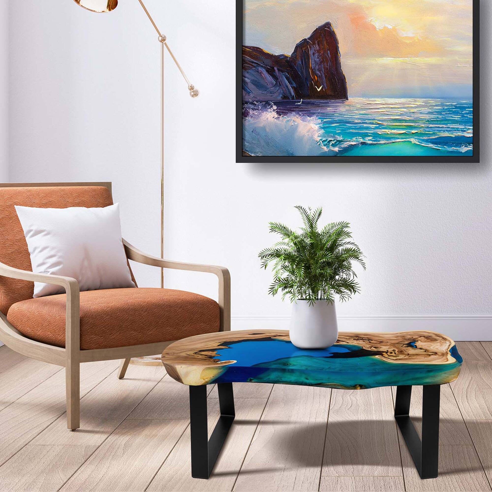 Sorbus Trapezoid Table Legs for Benches or Tables